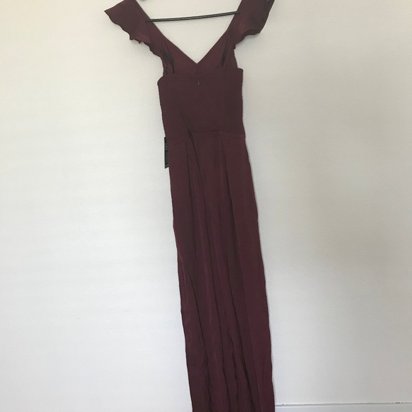 NWT Wine Jumpsuit - Picture 4 of 6
